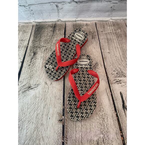HAVAIANAS Girl’s Mickey Flip Flop Sandals / Size: 13C - EUR 31-32 - Picture 1 of 9
